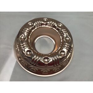 Copper Mold Jello Cake Vintage Mid Century Kitchen Wall Hanging Decor 7 Inch9 in